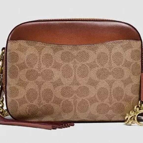 Coach Signature Canvas Camera Bag, Brown - Picture 2 of 8